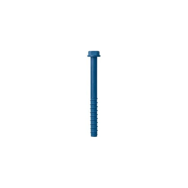 Itw TAPCON Concrete Screw, 5/16" Dia., Hex, 2 in L, Blue Climaseal 24292 - main